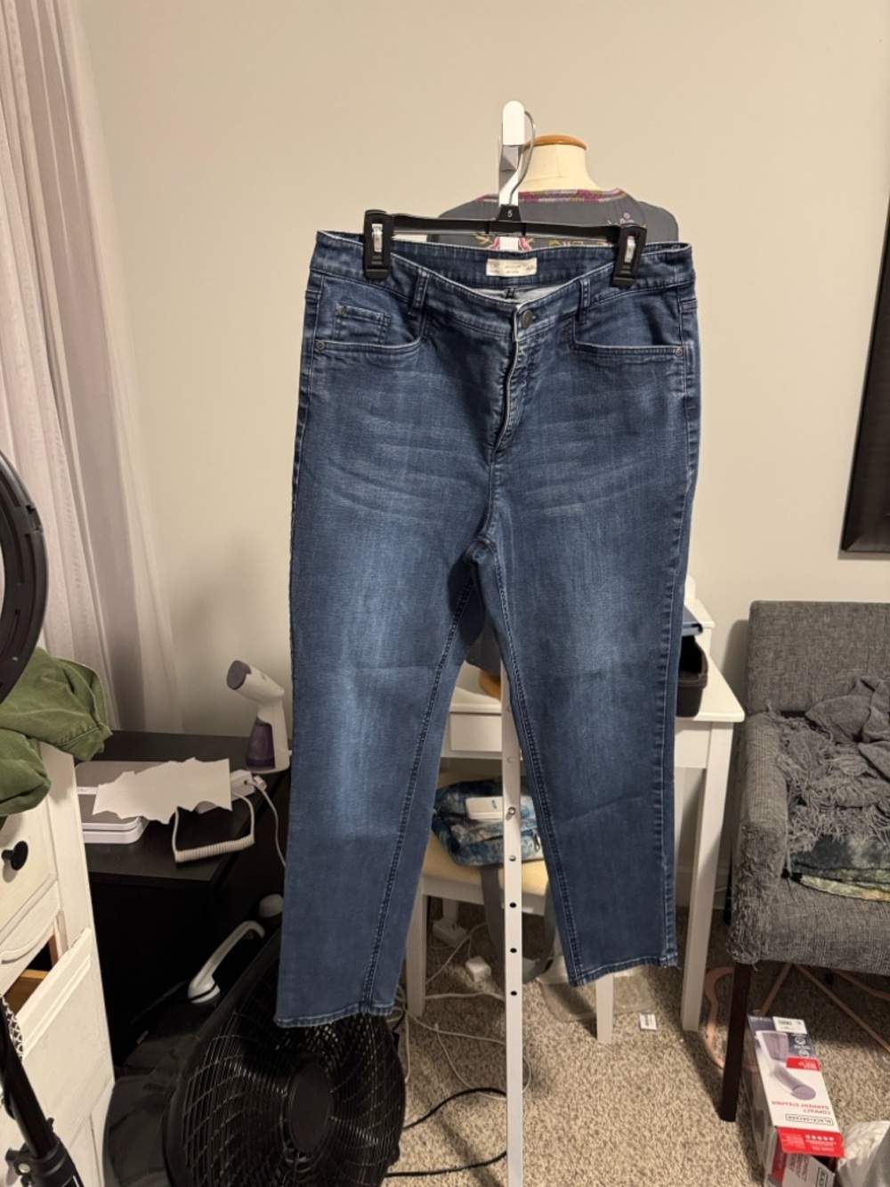 J. Jill Dark Blue Stretch Jeans